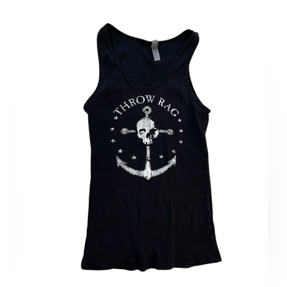 Salton Sea Throw Rag sailor rock band women’s tank top circa 2008-L